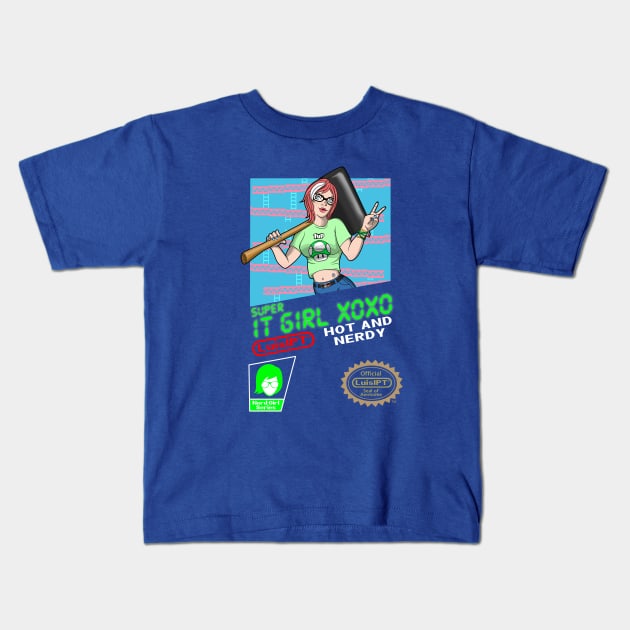 Super IT Girl XOXO Kids T-Shirt by LuisIPT